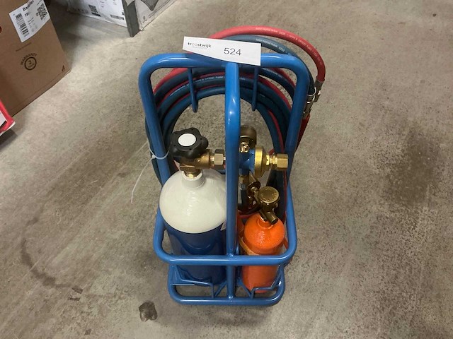 Gloor hs4 hardsoldeerset compact propaan/zuurstof - afbeelding 3 van  7