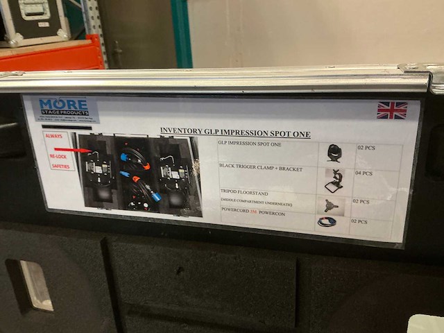 Glp led spot one moving head led (2x) - afbeelding 6 van  7