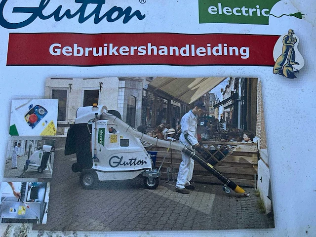 Glutton collect 2411 electric industriële blad & afval stofzuiger - afbeelding 3 van  13
