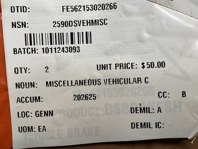 Gm brake dust shield (2x) - afbeelding 4 van  4