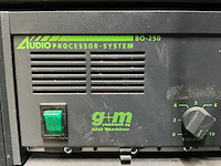 G+m elektronic bo-250 versterker met flightcase (3x) - afbeelding 2 van  7