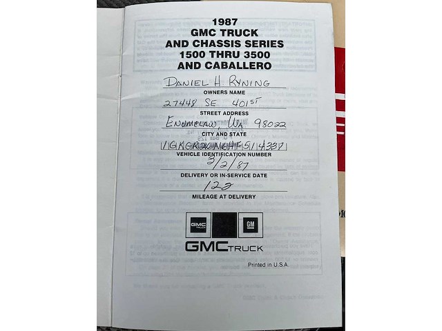 G.m.c. - 1987 - suburban sierra classic 2500 2wd - hll-52-j - afbeelding 30 van  36