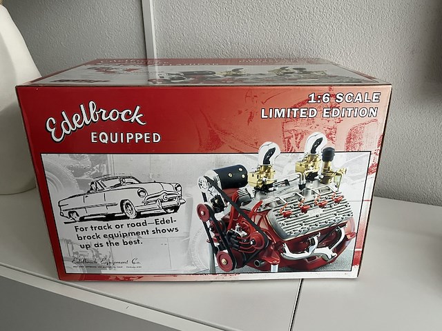 Gmp edelbrock ford v8 flathead 1:6 schaalmodel, gmp, edelbrock ford v8 flathead - afbeelding 2 van  17