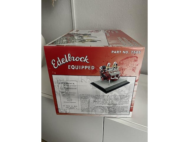 Gmp edelbrock ford v8 flathead 1:6 schaalmodel, gmp, edelbrock ford v8 flathead - afbeelding 4 van  17