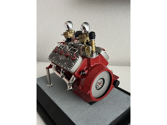 Gmp edelbrock ford v8 flathead 1:6 schaalmodel, gmp, edelbrock ford v8 flathead - afbeelding 12 van  17