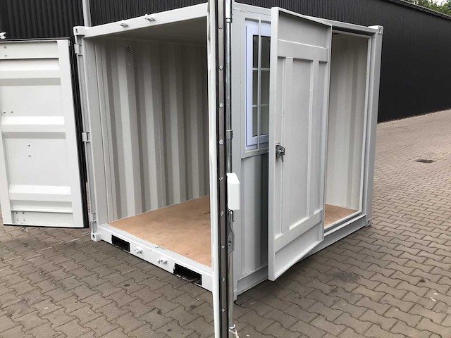 Gmpu - 7ft - opslag container met zijdeur en raam - afbeelding 1 van  25