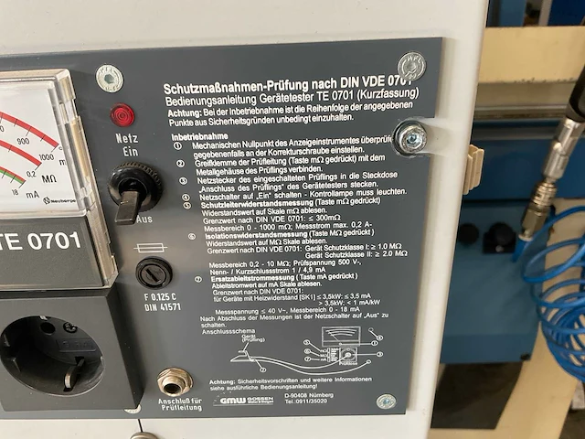 Gmw - te0701 - elektrisch apparaten teststation - afbeelding 8 van  8