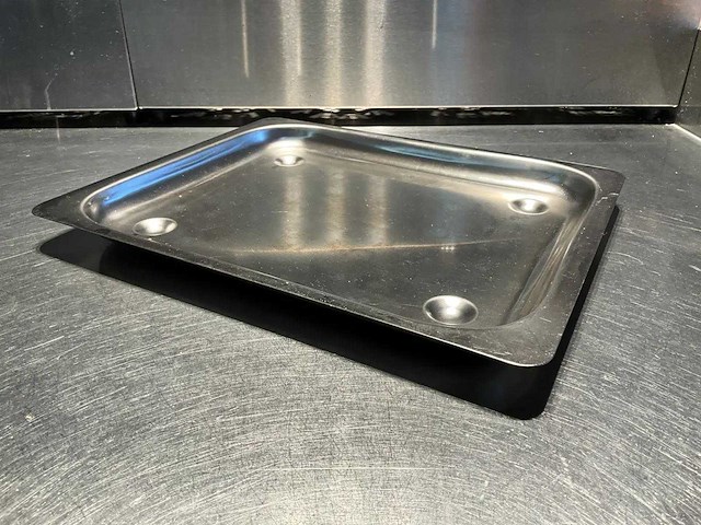 Gn 1/2 - rvs gastronorm vitrineplateau (20x) - afbeelding 2 van  3