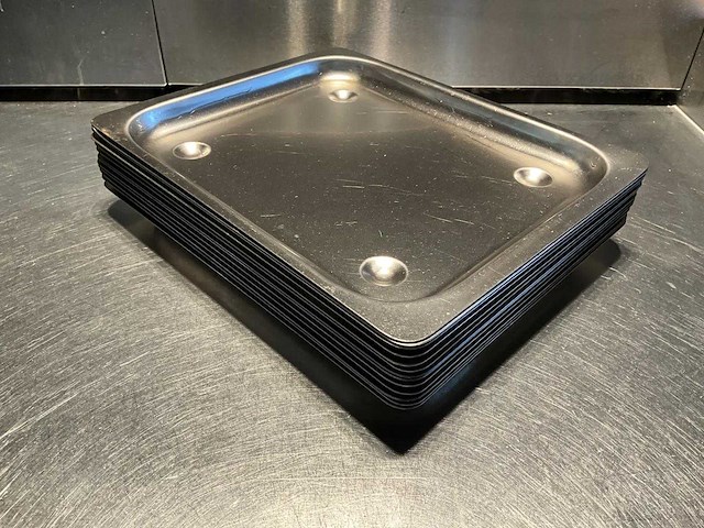 Gn 1/2 - rvs gastronorm vitrineplateau (20x) - afbeelding 3 van  3