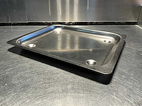 Gn 1/2 - rvs gastronorm vitrineplateau (20x) - afbeelding 1 van  1