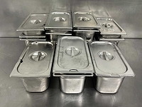 Gn 1/3 - partij rvs gastronormbakken - afbeelding 1 van  3