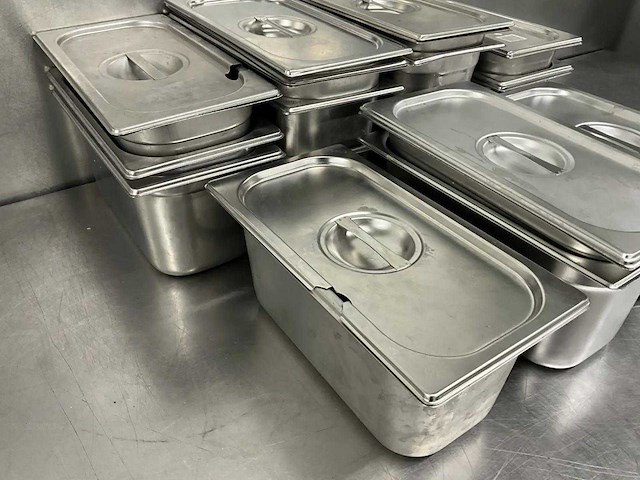 Gn 1/3 - partij rvs gastronormbakken - afbeelding 3 van  3