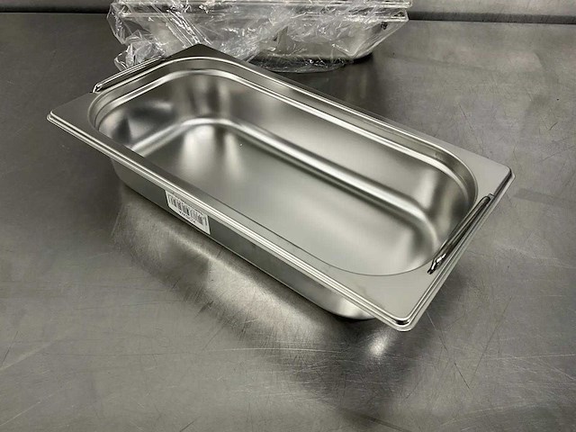 Gn 1/3-65 - rvs gastronormbak met handvat (10x) - afbeelding 1 van  2