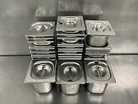Gn 1/6 - partij rvs gastronormbakken - afbeelding 2 van  2