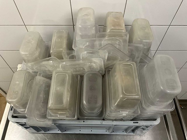 Gn 1/9 - partij kunststof gastronormbakken - afbeelding 3 van  4