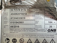 Gnb - 24v 02 pzvb 0142 sc 142ah - battery chargers - 2019 - afbeelding 3 van  3