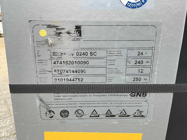 Gnb - 24v 240ah - battery chargers - 2019 - afbeelding 2 van  2