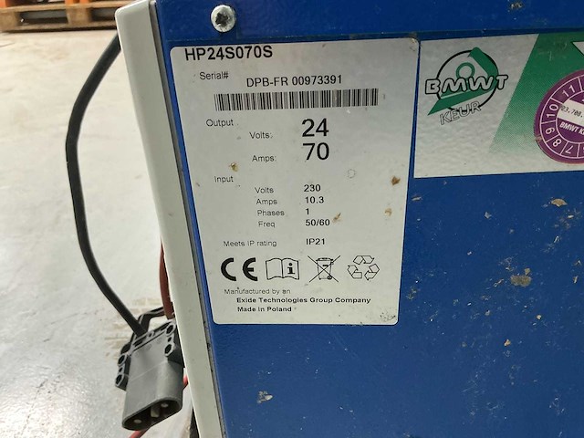 Gnb - 24v 70a - battery chargers - afbeelding 2 van  2