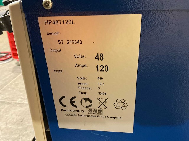 Gnb - 48v 120a - battery chargers - afbeelding 2 van  2