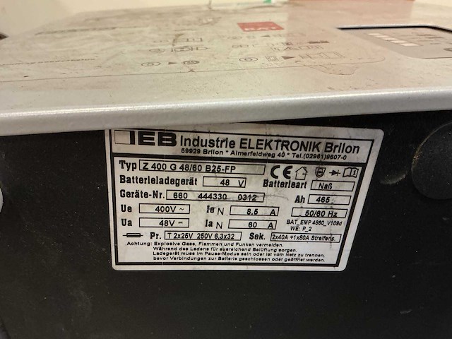 Gnb filon future - 48v 60a - battery chargers - afbeelding 2 van  2