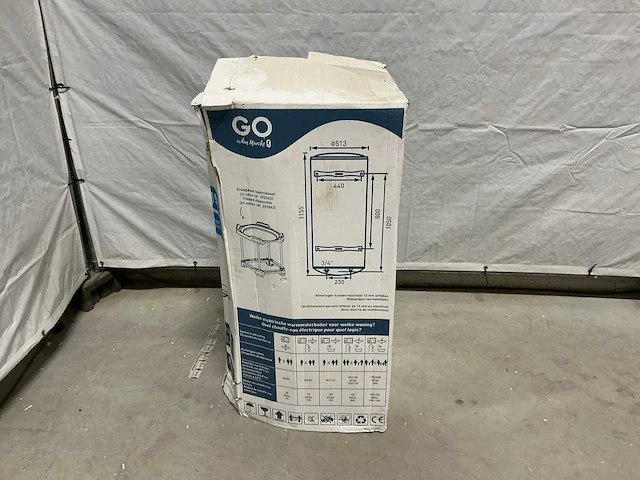 Go by van marcke 150l warmwaterboiler - afbeelding 2 van  2