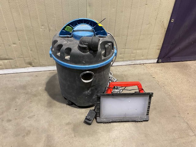 Goblin boxer industriële stofzuiger + bouwlamp led - afbeelding 1 van  3