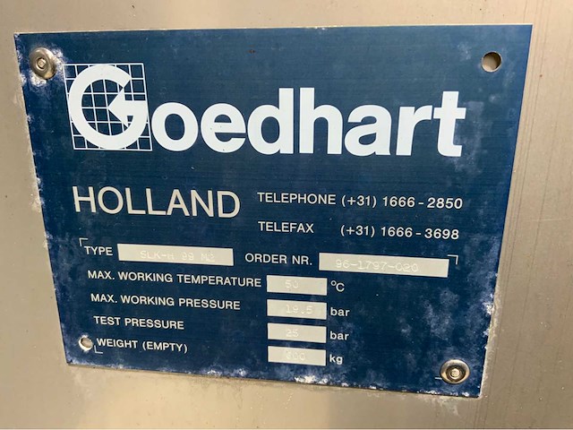 Goedhart slk-h 99 m2 condensor nh3 - afbeelding 5 van  5