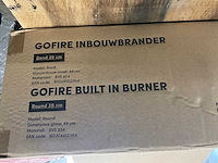 Gofire rvs inbouwbrander rond (8x) - afbeelding 2 van  2