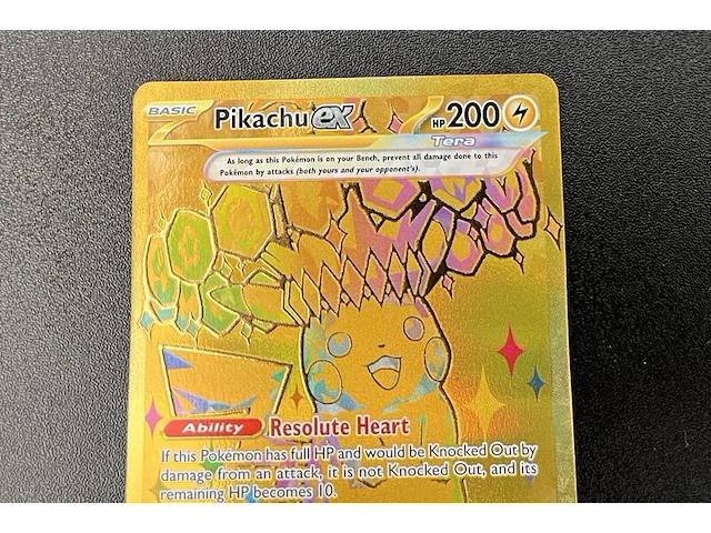 Golden pikachu ex – prismatic evolutions – pokémon-kaart - afbeelding 13 van  15