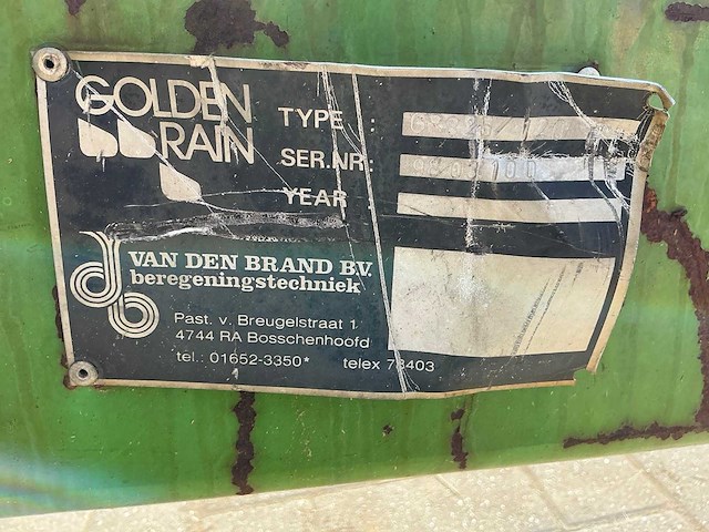 Golden rain - gr825/120 - irrigation pump - afbeelding 5 van  11