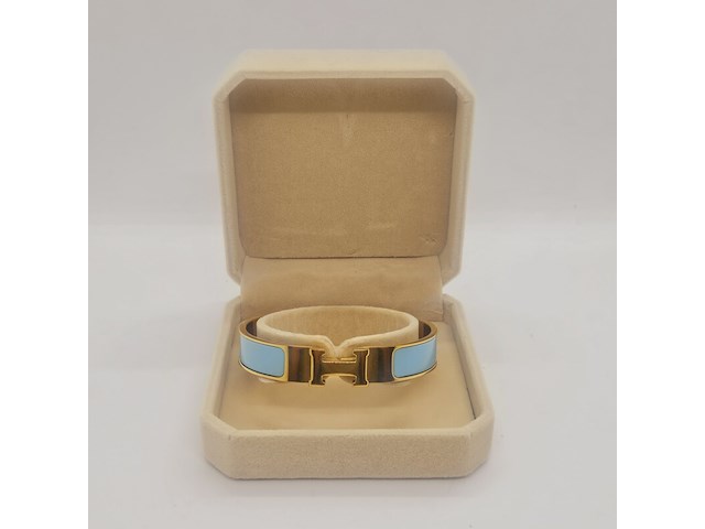 Goldplated armband met cloisonné/emaille - inclusief sieradendoos - afbeelding 2 van  8