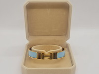 Goldplated armband met cloisonné/emaille - inclusief sieradendoos - afbeelding 2 van  8