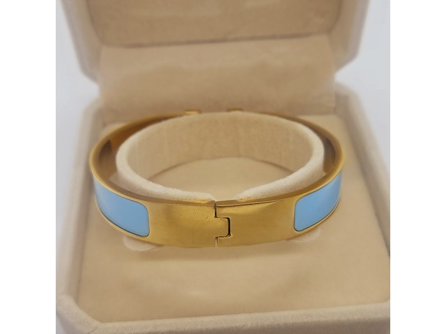 Goldplated armband met cloisonné/emaille - inclusief sieradendoos - afbeelding 4 van  8