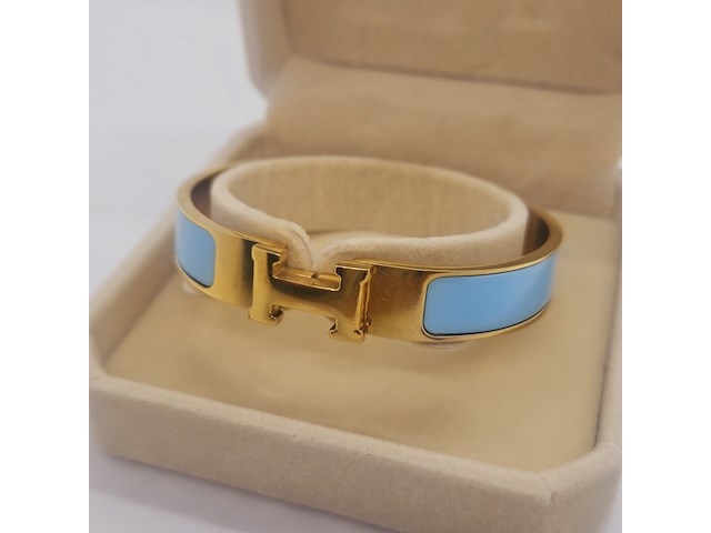 Goldplated armband met cloisonné/emaille - inclusief sieradendoos - afbeelding 6 van  8