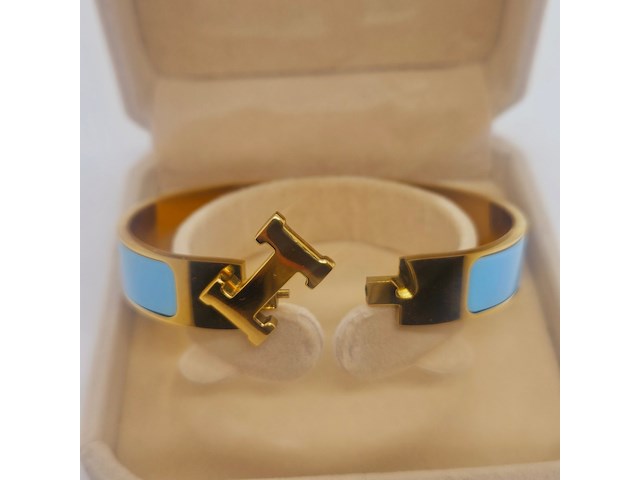 Goldplated armband met cloisonné/emaille - inclusief sieradendoos - afbeelding 4 van  8