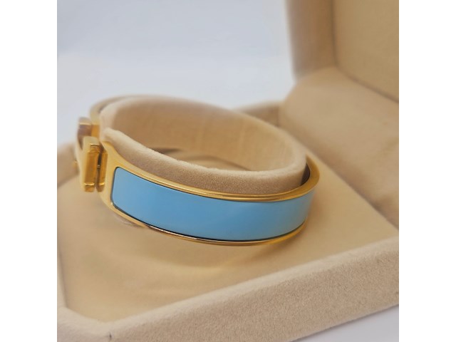Goldplated armband met cloisonné/emaille - inclusief sieradendoos - afbeelding 5 van  8