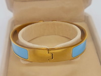Goldplated armband met cloisonné/emaille - inclusief sieradendoos - afbeelding 6 van  8