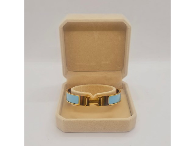 Goldplated armband met cloisonné/emaille - inclusief sieradendoos - afbeelding 4 van  8