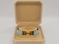 Goldplated armband met cloisonné/emaille - inclusief sieradendoos - afbeelding 4 van  8