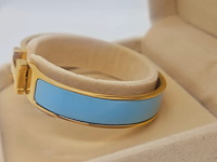 Goldplated armband met cloisonné/emaille - inclusief sieradendoos - afbeelding 5 van  8