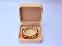 Goldplated armband met cloisonné/emaille - inclusief sieradendoos - afbeelding 9 van  9