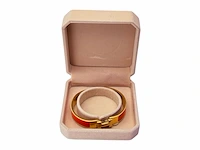 Goldplated armband met cloisonné/emaille - inclusief sieradendoos - afbeelding 9 van  9