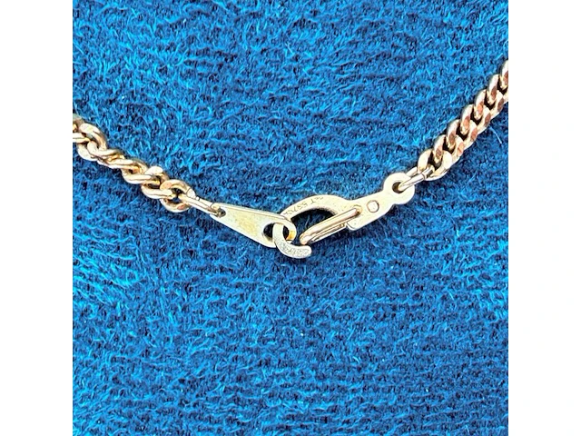 Goldplated collier met elizabeth ii one penny munt - 1983 - afbeelding 7 van  7