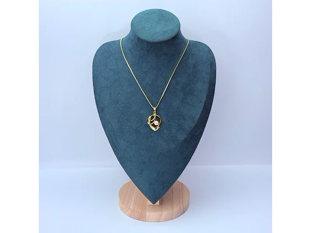 Goldplated collier met pendant en parel - afbeelding 3 van  7