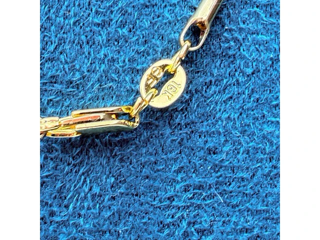 Goldplated collier met pendant en parel - afbeelding 6 van  7