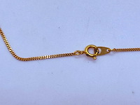 Goldplated pendant collier met blauwe akoya parel - afbeelding 5 van  5