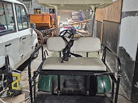 Golfkar, yamaha, wit /groen