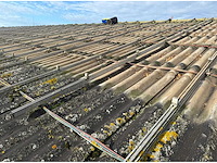 Golfplaten dak onderconstructie t.b.v. 100 zonnepanelen