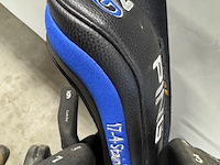 Golftas met clubs, met diverse toebehoren - afbeelding 5 van  10