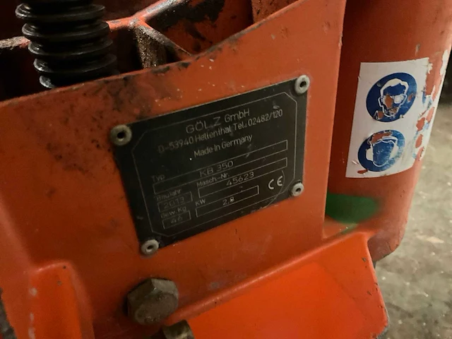 Gölz kb 350 kernboormachine (2x) - afbeelding 7 van  7